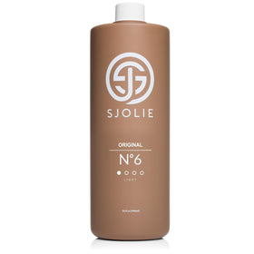 SJOLIE SUNLESS front bottle showing label and natural tan benefit
