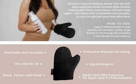SJOLIE SUNLESS bottle held in hand for scale, travel-friendly size benefit