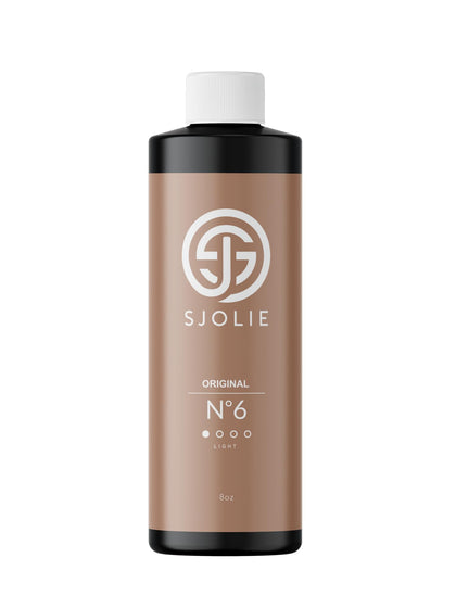 SJOLIE SUNLESS front bottle view showing label and size for clear product identification