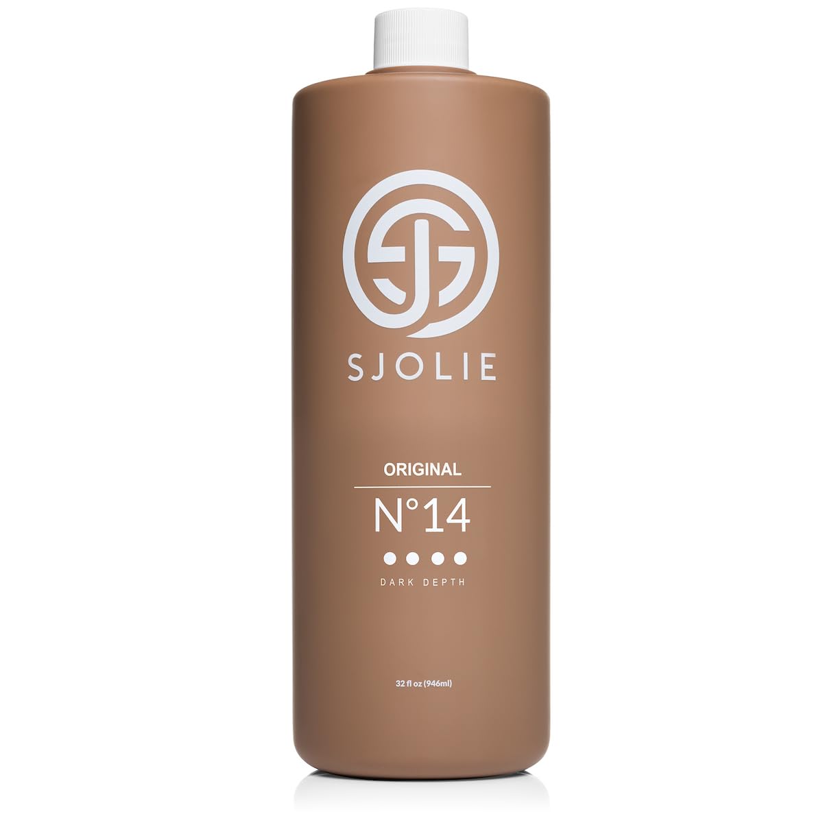 SJOLIE SUNLESS front packaging showing product and dark bronze promise