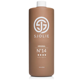 SJOLIE SUNLESS front packaging showing product and dark bronze promise