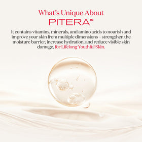 SK-II label close-up highlighting PITERA™ and ingredient transparency