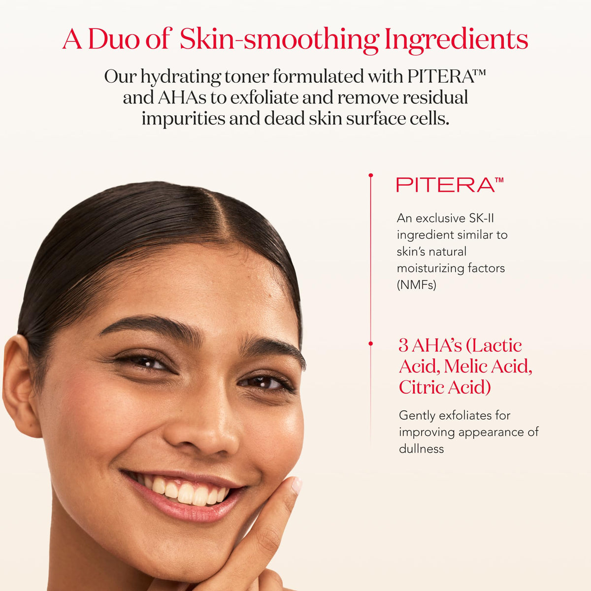 SK-II clear lotion on cotton pad application demonstrating effective gentle exfoliation before serum