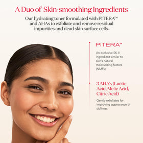 SK-II clear lotion on cotton pad application demonstrating effective gentle exfoliation before serum