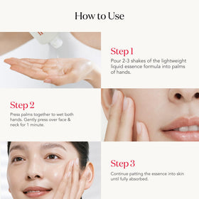 morning routine scene using SK-II essence to prep skin before makeup