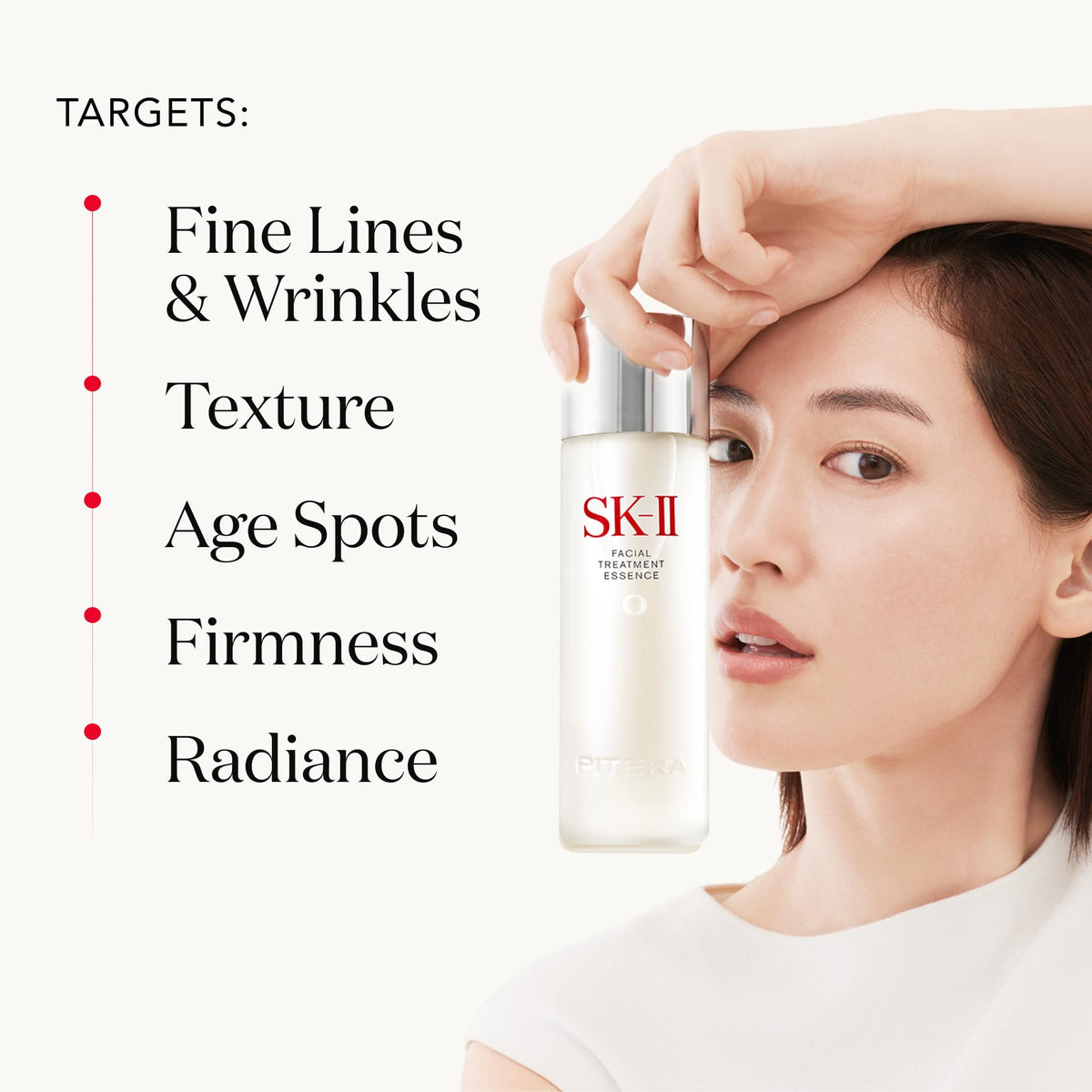 close-up of SK-II texture highlighting watery essence for fast absorption