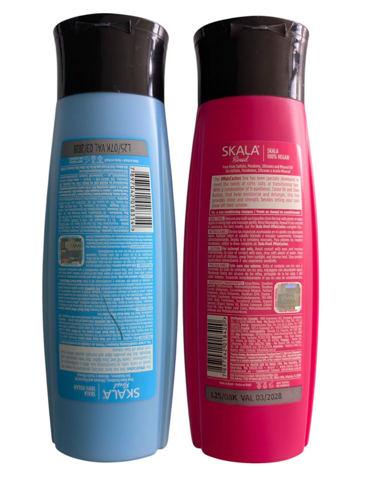 SKALA in-use on wet curly hair showing frizz control and enhanced curl definition