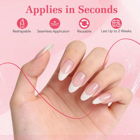 Skiennix soft-gel texture close-up showing flexibility and durability for daily wear