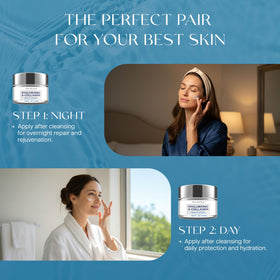 Skin 2.0 application on hand showing quick absorption benefit