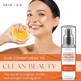 Skin 2.0 dropper dispensing serum with visible texture for precise application