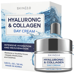Skin 2.0 front jar view showing packaging and easy daily use
