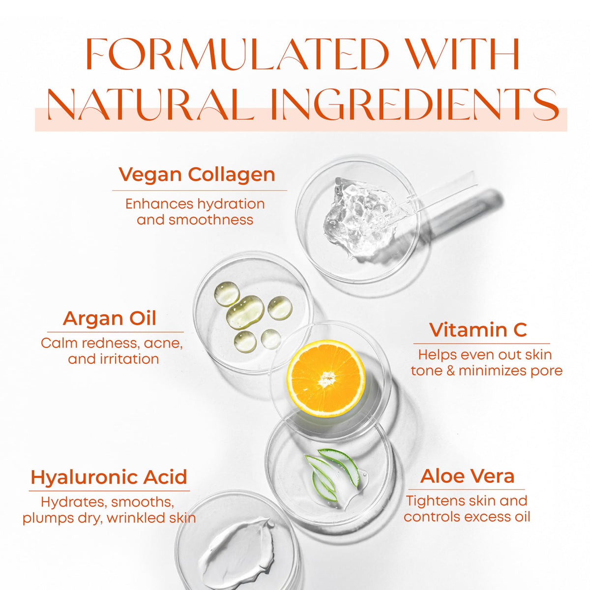 Skin 2.0 ingredients label close-up showing formulation transparency and benefits