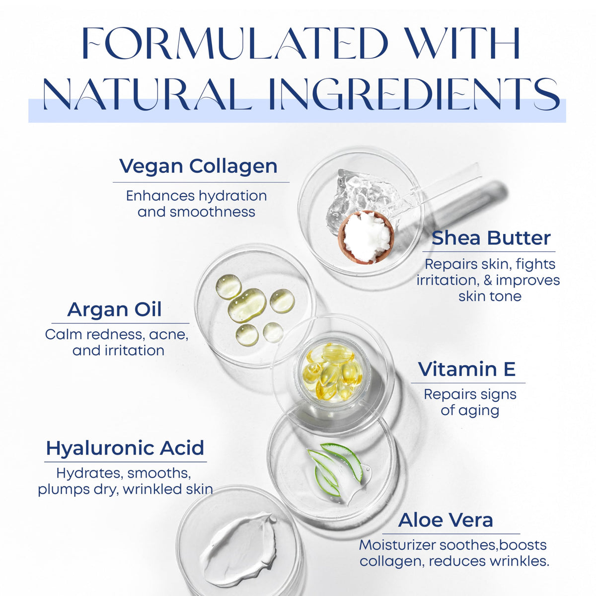Skin 2.0 ingredients label detail highlighting key hyaluronic benefit