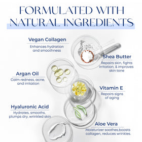 Skin 2.0 ingredients label detail highlighting key hyaluronic benefit