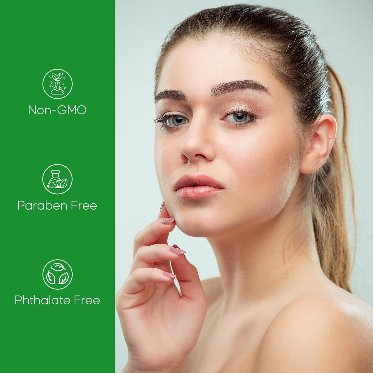 Skin 2.0 ingredients with tea tree leaves and aloe soothing