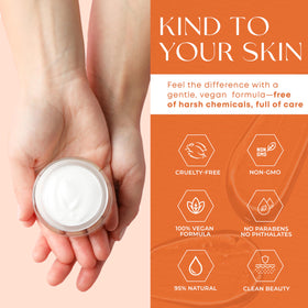 Skin 2.0 open jar revealing creamy consistency for immediate hydration boost