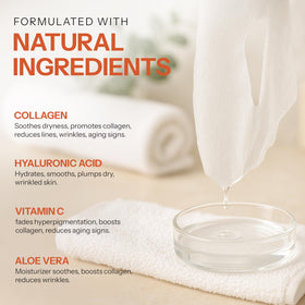 Skin 2.0 ingredient label detail highlighting vitamin C and collagen