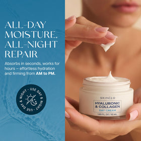 Skin 2.0 night cream rich jar conveying deep overnight moisture