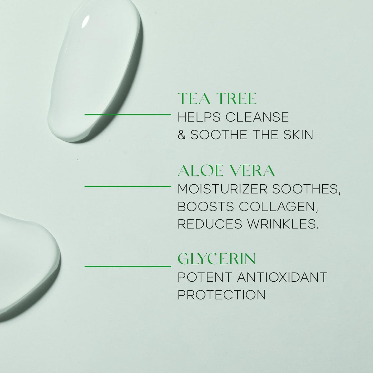 Skin 2.0 pump and label detail showing clean-beauty promise