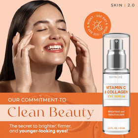 Skin 2.0 dropper dispensing serum illustrating controlled application benefit