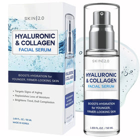 Skin 2.0 front packaging showing bottle and brand for clear product identification