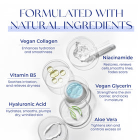 Skin 2.0 ingredient label focused view showing clean formulation and dermatologist-tested claim