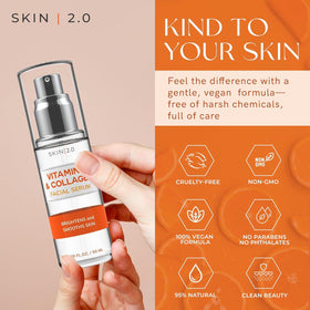 Skin 2.0 two-pack next to a ruler showing value and size advantage