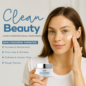 Skin Aesthetics lifestyle bathroom routine showing daily use simplicity