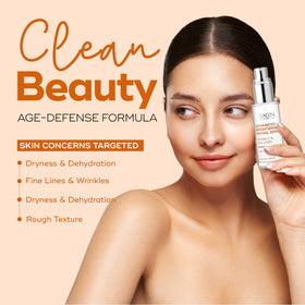 Skin Aesthetics dewy skin after application showing improved radiance and hydration