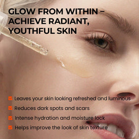 SKIN & LAB dropper dispensing serum, demonstrates easy controlled application