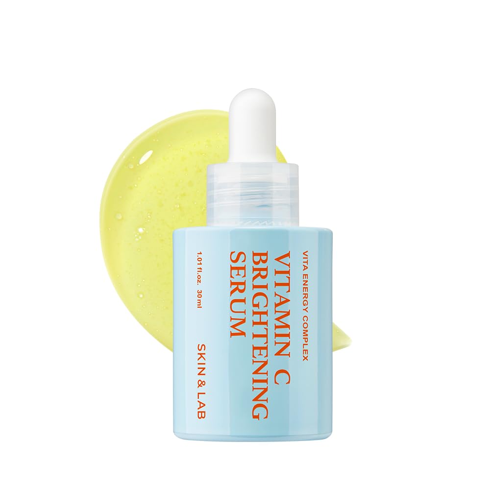 SKIN & LAB front bottle view showing product and branding, highlights travel-friendly size