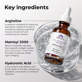 SKIN DEVA ingredients label showing peptide and hyaluronic details