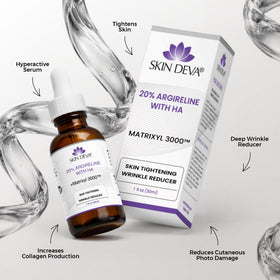 SKIN DEVA dropper dispensing serum highlighting precise application
