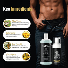 Skin Elements foaming texture on palm demonstrating gentle lather and quick rinse