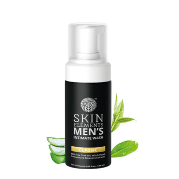 Skin Elements front bottle showing product and clear branding for quick recognition