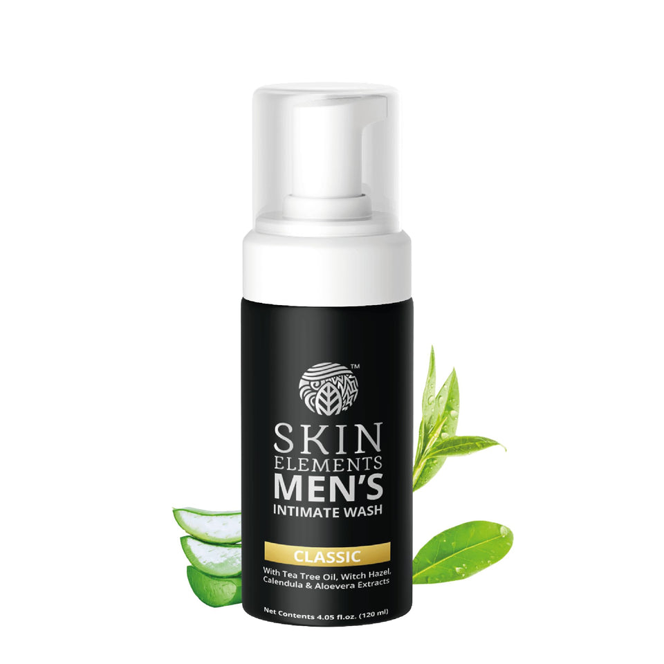 Skin Elements front bottle showing product and clear branding for quick recognition