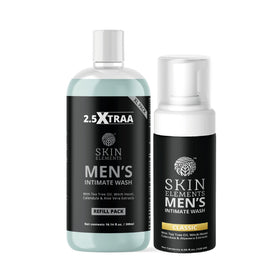 Skin Elements jumbo pack front view showing bottles and value size for long-lasting hygiene
