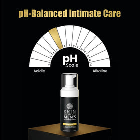 Skin Elements bottle beside a ruler demonstrating the 4.05 fl. oz. compact size