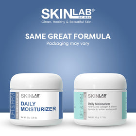 SKIN LAB open jar top view displaying creamy texture for quick absorption benefit