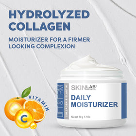 SKIN LAB cream texture closeup highlighting lightweight consistency and smooth finish