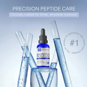 Skin Perfection applying finished serum to jawline and neck for targeted firming