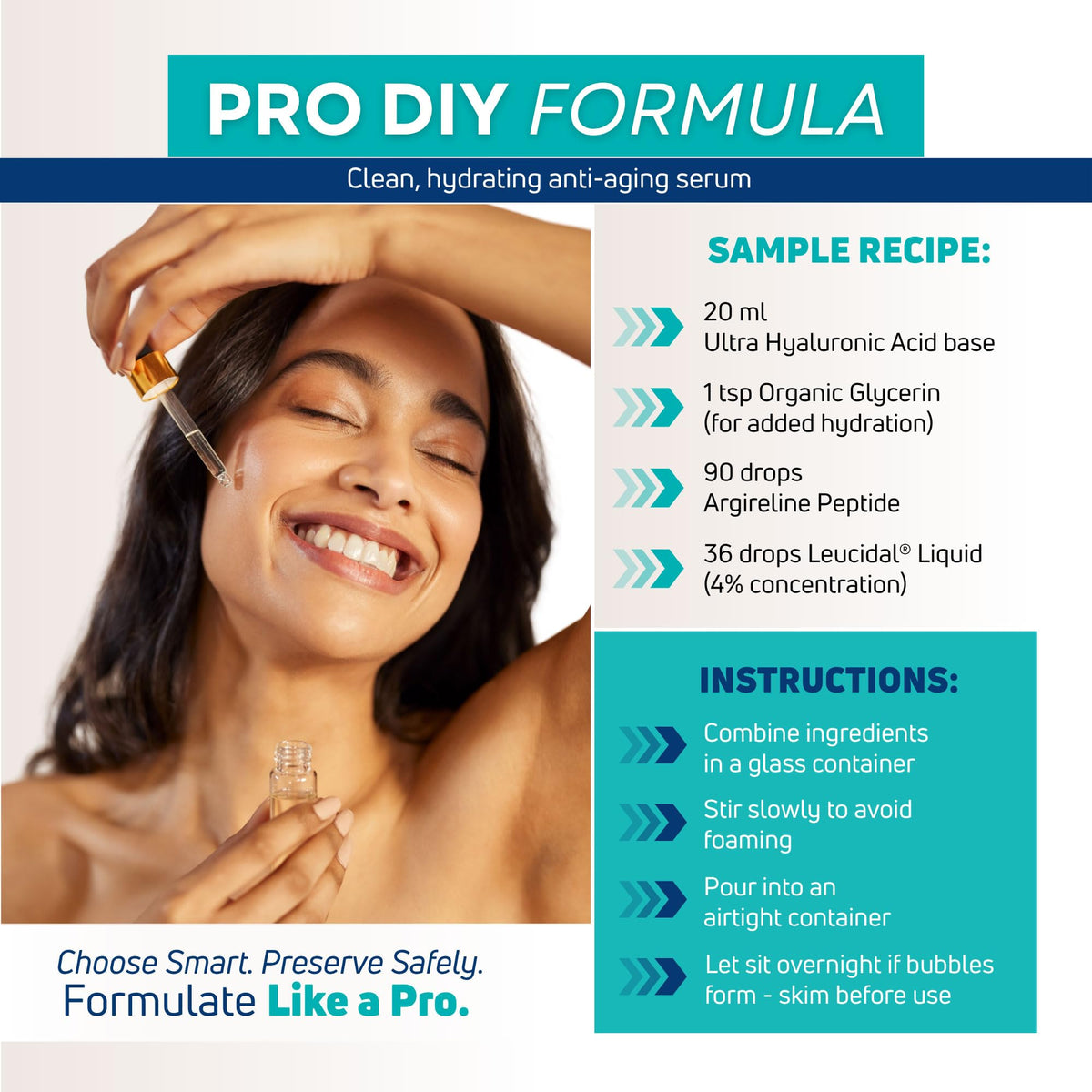 Skin Perfection in a formulation workspace demonstrating DIY use and clean procedure