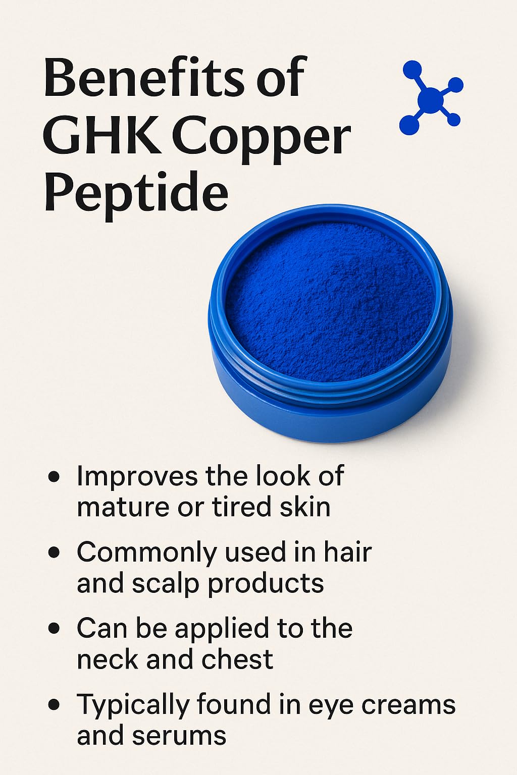 Skin Perfection jar label and instructions visible providing safe-use guidance benefit