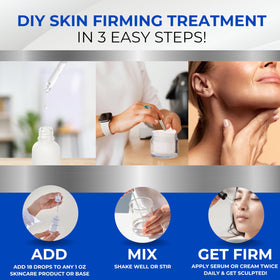 Skin Perfection packaging and instruction insert demonstrating safe mixing steps