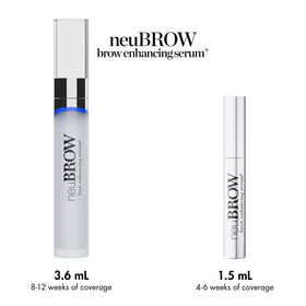 Skin Research Laboratories neuBROW on vanity with natural light showing everyday use