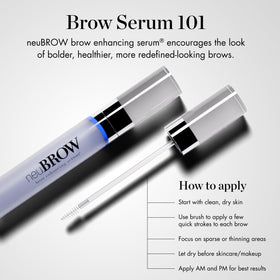 Skin Research Laboratories neuBROW mini brush close-up for precise brow application