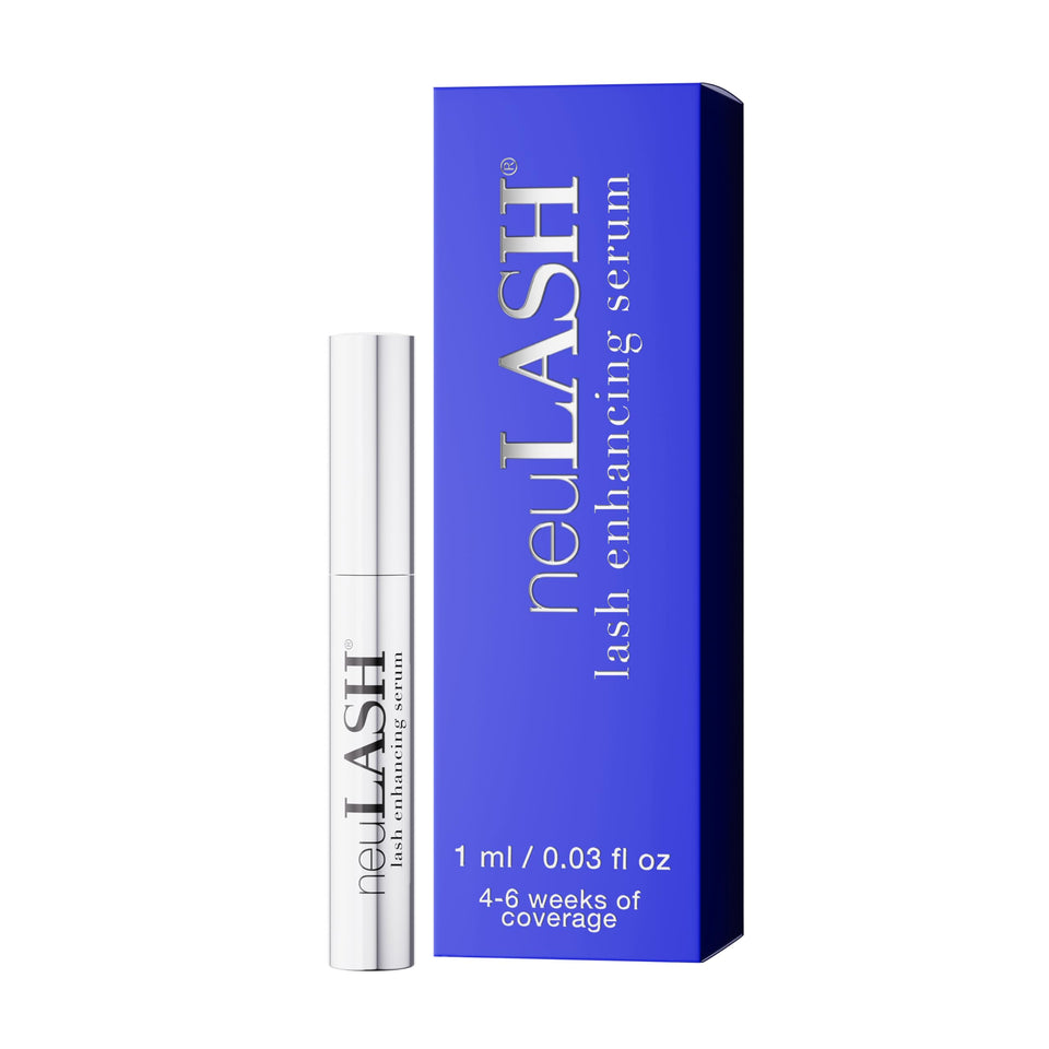 Skin Research Laboratories neuLASH front packaging showing compact 1mL tube and brand