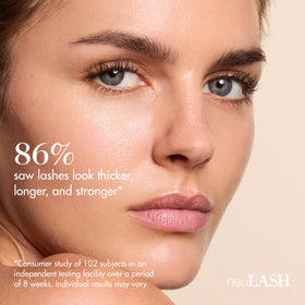 Skin Research Laboratories neuLASH brush texture close-up showing smooth serum delivery