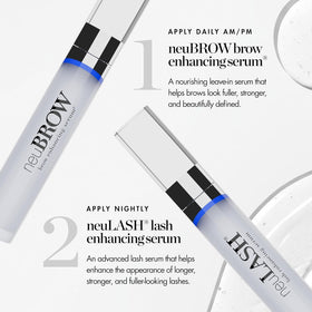 Skin Research Laboratories neulash label and ingredients list showing peptides and biotin benefit: science-backed formula