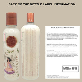 Skin Revolution back label close-up listing organic ingredients and safety information benefit